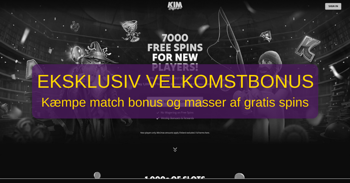 Kim Casino for danske spillere